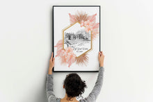 Load image into Gallery viewer, Boho Sunrise | Custom Home Portrait | Housewarming Gifts