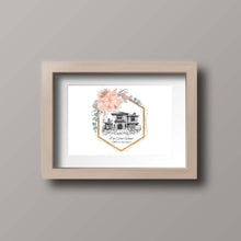 Load image into Gallery viewer, Boho Sunrise | Custom Home Portrait | Housewarming Gifts