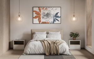 Earth Tones | Custom Home Portrait | Housewarming Gifts